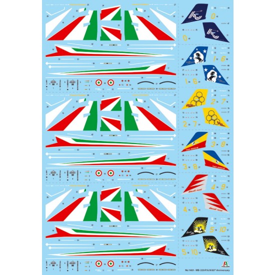 1/72 Macchi MB 339 [PAN 60th Anniversary Special Livery] (3 kits)