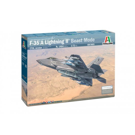 1/72 Lockheed Martin F-35A Lightning II (Beast Mode) w/Australian Decals 1/72 Lockheed Martin F-35A Lightning II (Beast Mode) w/Australian Decals
