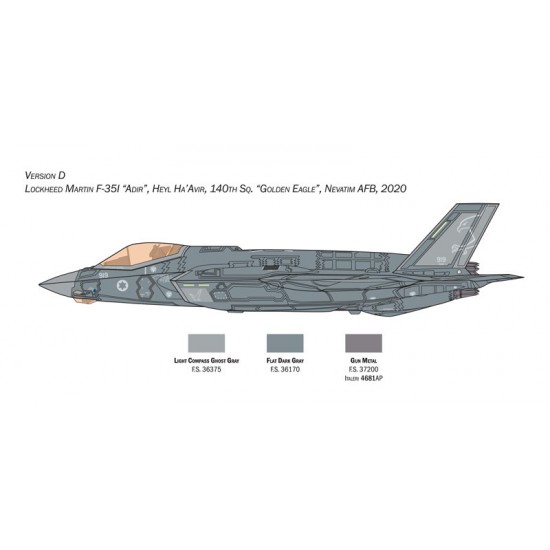 1/72 Lockheed Martin F-35A Lightning II (Beast Mode) w/Australian Decals 1/72 Lockheed Martin F-35A Lightning II (Beast Mode) w/Australian Decals