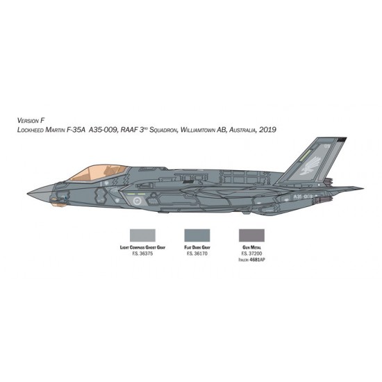 1/72 Lockheed Martin F-35A Lightning II (Beast Mode) w/Australian Decals 1/72 Lockheed Martin F-35A Lightning II (Beast Mode) w/Australian Decals