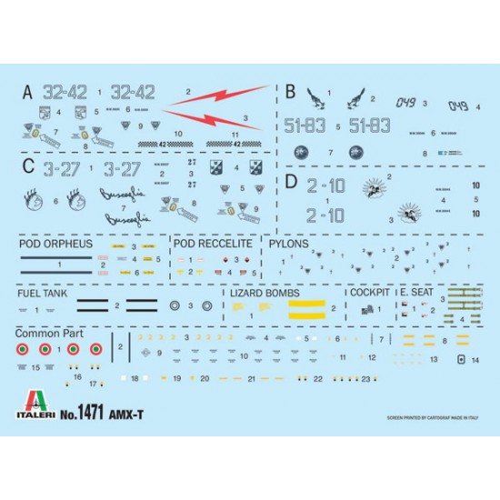 1/72 AMX-T Twin Seater Ground-attack Aircraft 1/72 AMX-T Twin Seater Ground-attack Aircraft