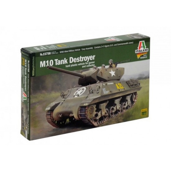 1/56 M10 Tank Destroyer with Tank Crew 1/56 M10 Tank Destroyer with Tank Crew