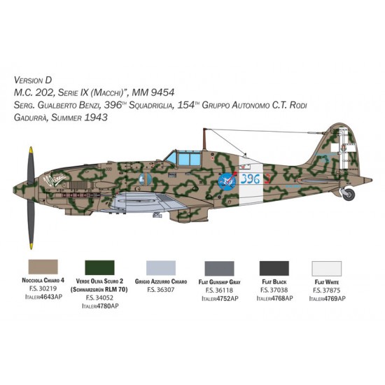 1/32 Macchi MC.202 Folgore Fighter 1/32 Macchi MC.202 Folgore Fighter