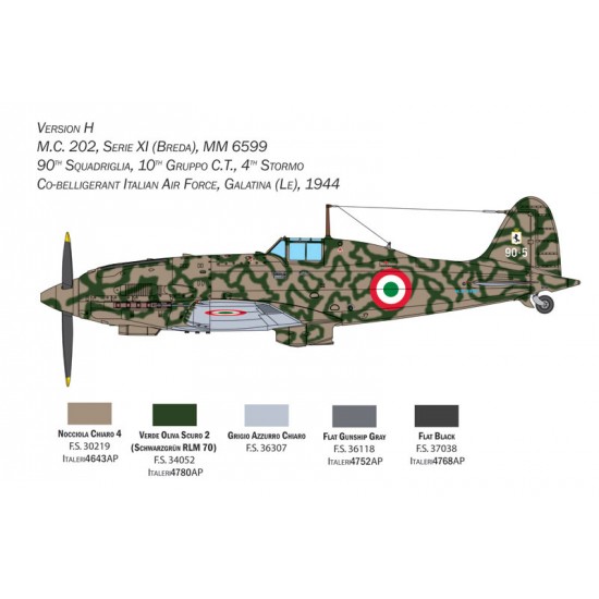 1/32 Macchi MC.202 Folgore Fighter 1/32 Macchi MC.202 Folgore Fighter