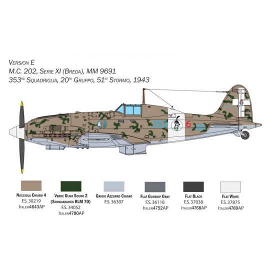 1/32 Macchi MC.202 Folgore Fighter 1/32 Macchi MC.202 Folgore Fighter