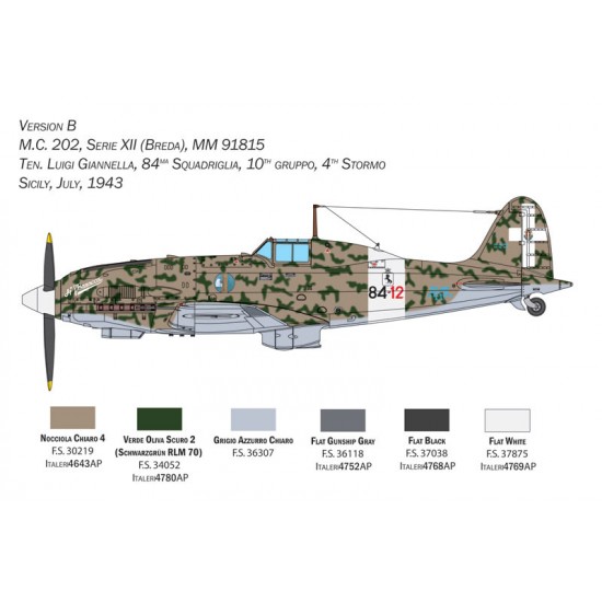 1/32 Macchi MC.202 Folgore Fighter 1/32 Macchi MC.202 Folgore Fighter