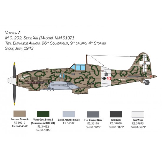 1/32 Macchi MC.202 Folgore Fighter 1/32 Macchi MC.202 Folgore Fighter