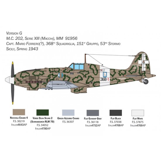 1/32 Macchi MC.202 Folgore Fighter 1/32 Macchi MC.202 Folgore Fighter