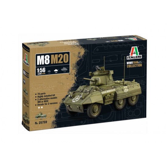 1/56 M8/M20 Greyhound Armoured Car 1/56 M8/M20 Greyhound Armoured Car