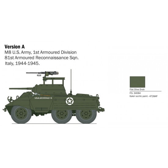 1/56 M8/M20 Greyhound Armoured Car 1/56 M8/M20 Greyhound Armoured Car
