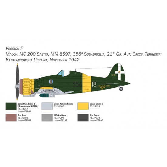 1/48 Macchi C.200 Serie XXI-XXIII 1/48 Macchi C.200 Serie XXI-XXIII