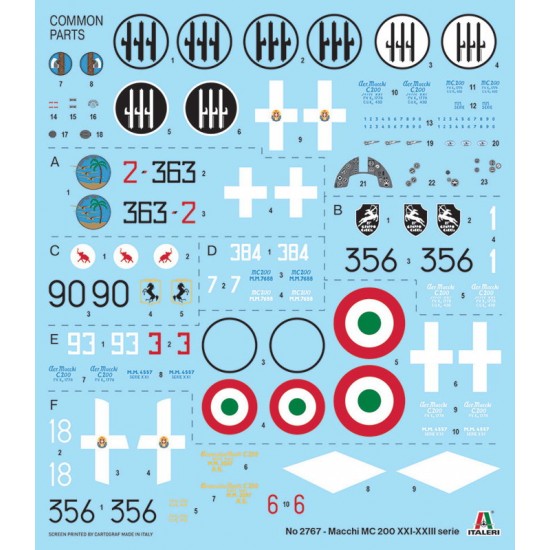 1/48 Macchi C.200 Serie XXI-XXIII 1/48 Macchi C.200 Serie XXI-XXIII