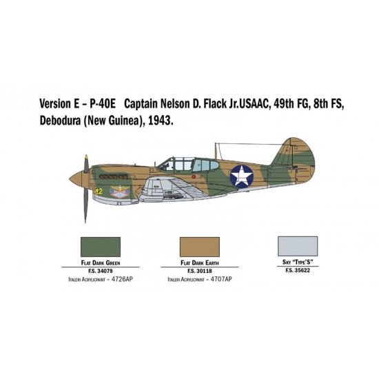 1/48 RAAF P-40E/K Kittyhawk (Australian Decals included) 1/48 RAAF P-40E/K Kittyhawk (Australian Decals included)