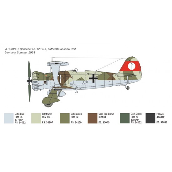 1/48 Henschel Hs 123 Dive Bomber 1/48 Henschel Hs 123 Dive Bomber