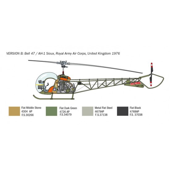 1/48 Korean War Bell OH-13 Sioux 1/48 Korean War Bell OH-13 Sioux