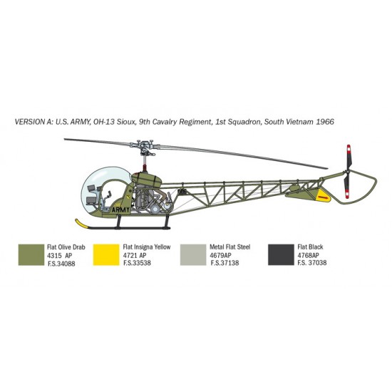 1/48 Korean War Bell OH-13 Sioux 1/48 Korean War Bell OH-13 Sioux