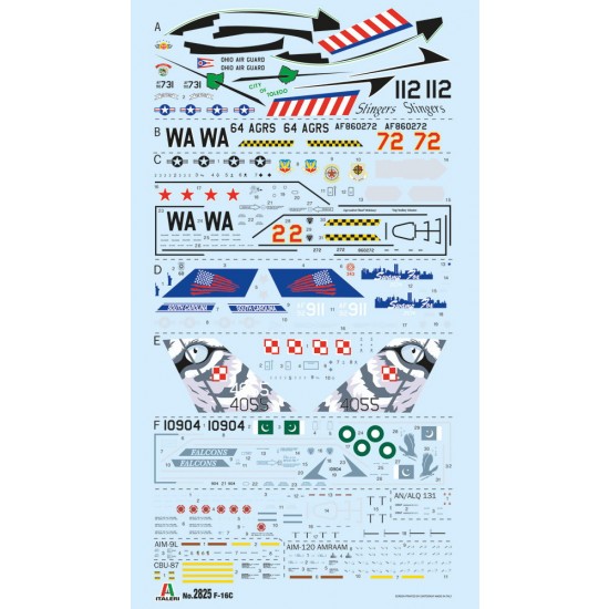 1/48 General Dynamics F-16C Fighting Falcon Multirole Fighter 1/48 General Dynamics F-16C Fighting Falcon Multirole Fighter