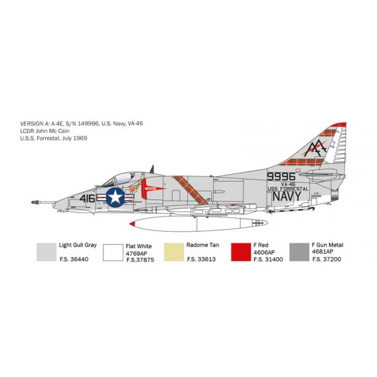 1/48 Douglas A-4E/F/G Skyhawk w/Australian Decals 1/48 Douglas A-4E/F/G Skyhawk w/Australian Decals