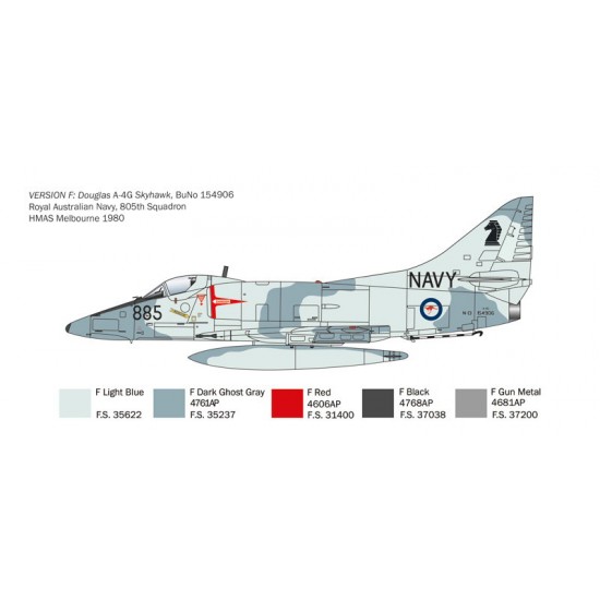 1/48 Douglas A-4E/F/G Skyhawk w/Australian Decals 1/48 Douglas A-4E/F/G Skyhawk w/Australian Decals