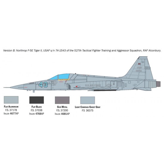 1/48 Northrop F-5E Tiger II Light Fighter 1/48 Northrop F-5E Tiger II Light Fighter