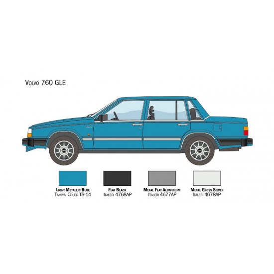 1/24 Volvo 760 GLE Car 1/24 Volvo 760 GLE Car
