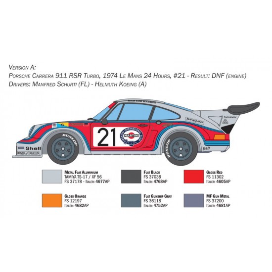 1/24 Porsche Carrera RSR Turbo 1/24 Porsche Carrera RSR Turbo