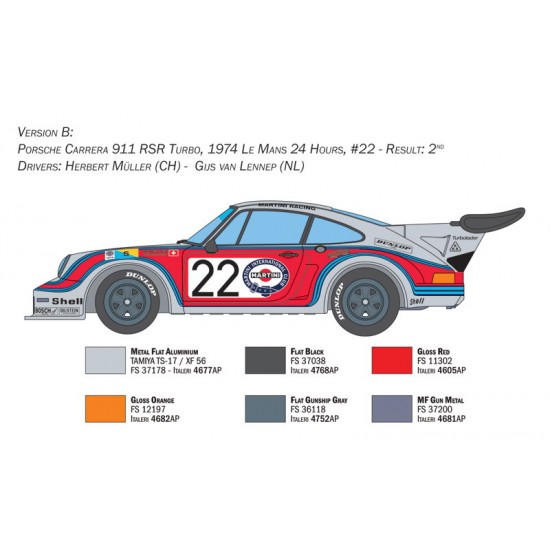 1/24 Porsche Carrera RSR Turbo 1/24 Porsche Carrera RSR Turbo