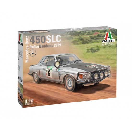 1/24 Mercedes 450 SLC Rallye Bandama 1979 1/24 Mercedes 450 SLC Rallye Bandama 1979