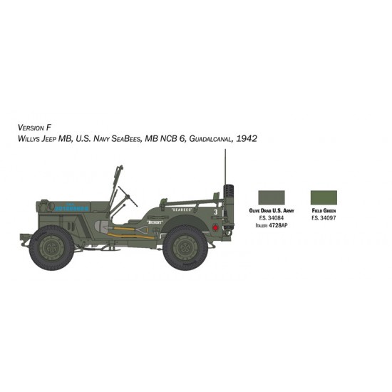 1/24 Willys Jeep Mb 80th Anniversary 1941-2021 1/24 Willys Jeep Mb 80th Anniversary 1941-2021