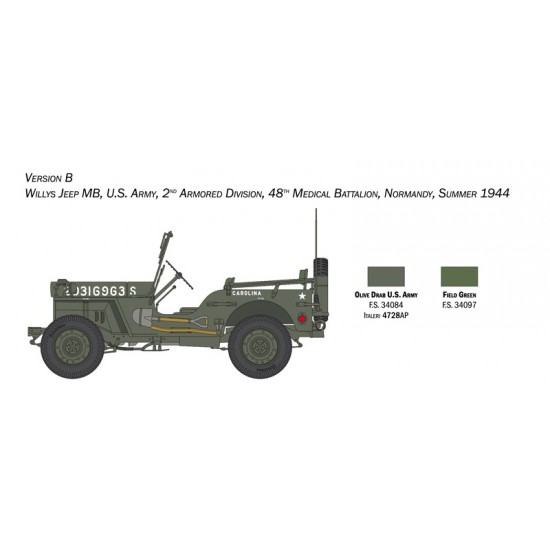 1/24 Willys Jeep Mb 80th Anniversary 1941-2021 1/24 Willys Jeep Mb 80th Anniversary 1941-2021