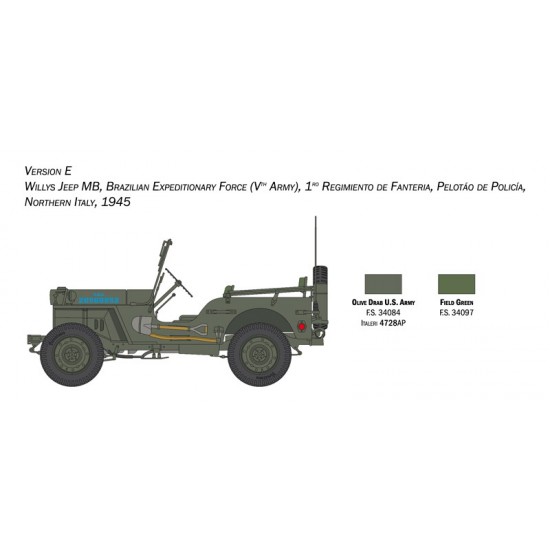 1/24 Willys Jeep Mb 80th Anniversary 1941-2021 1/24 Willys Jeep Mb 80th Anniversary 1941-2021