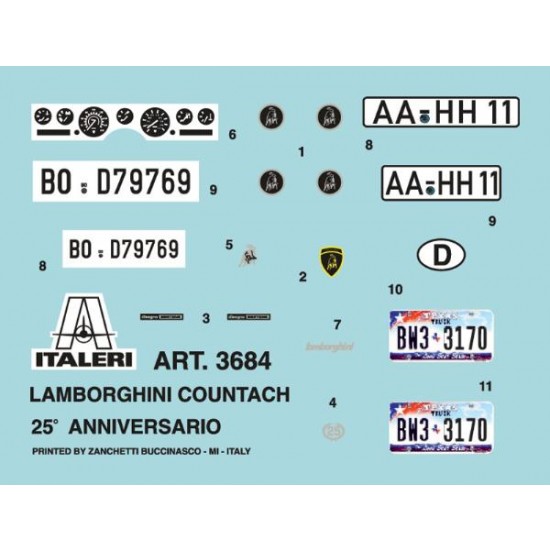 1/24 Lamborghini Countach 25th Anniversary 1/24 Lamborghini Countach 25th Anniversary