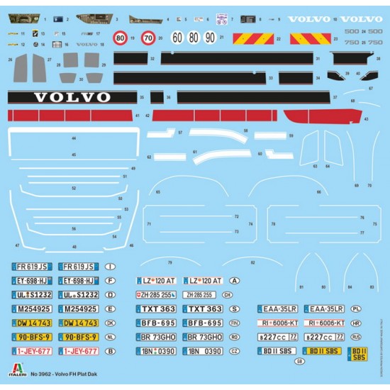 1/24 Volvo FH Plat Dak Truck 1/24 Volvo FH Plat Dak Truck