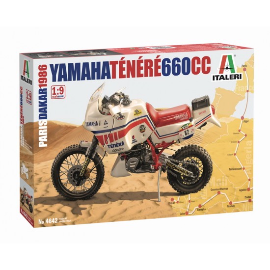 1/9 Yamaha Tenere 660cc 1986 Paris-Dakar Version 1/9 Yamaha Tenere 660cc 1986 Paris-Dakar Version