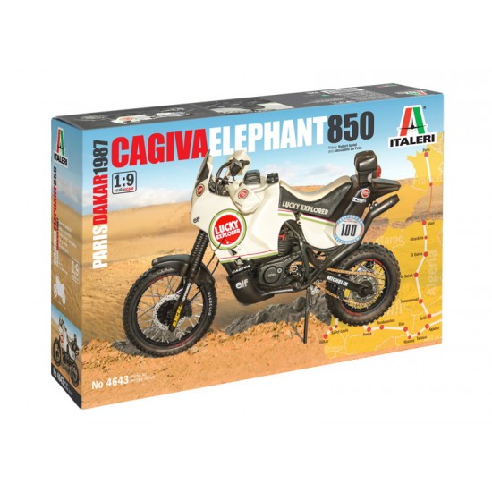 1/9 Cagiva Elephant 850 Paris-Dakar 1987 1/9 Cagiva Elephant 850 Paris-Dakar 1987