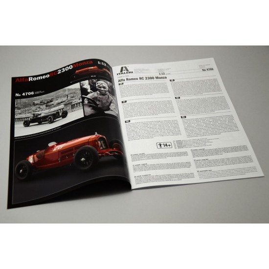 1/12 Alfa Romeo 8C 2300 Monza Tazio Nuvolari Driver 1/12 Alfa Romeo 8C 2300 Monza Tazio Nuvolari Driver