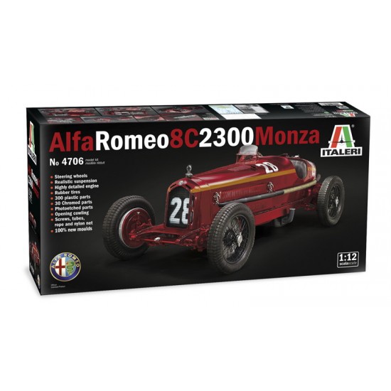 1/12 Alfa Romeo 8C 2300 Monza Tazio Nuvolari Driver 1/12 Alfa Romeo 8C 2300 Monza Tazio Nuvolari Driver