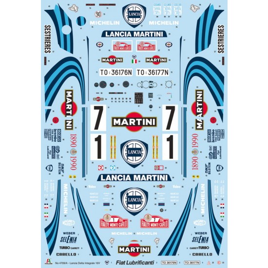1/12 Lancia Delta HF Integrale 16V 1/12 Lancia Delta HF Integrale 16V