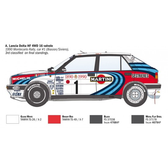1/12 Lancia Delta HF Integrale 16V 1/12 Lancia Delta HF Integrale 16V