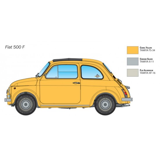 1/12 Fiat 500 F Economy/City Car 1/12 Fiat 500 F Economy/City Car