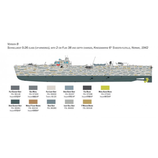1/35 Schnellboot S-26/S-38 E-boat 1/35 Schnellboot S-26/S-38 E-boat