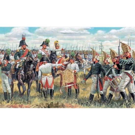 1/72 Austrian and Russian Allied General Staff in Napoleonic Wars (39 Figures+5 Horses) 1/72 Austrian and Russian Allied General Staff in Napoleonic Wars (39 Figures+5 Horses)
