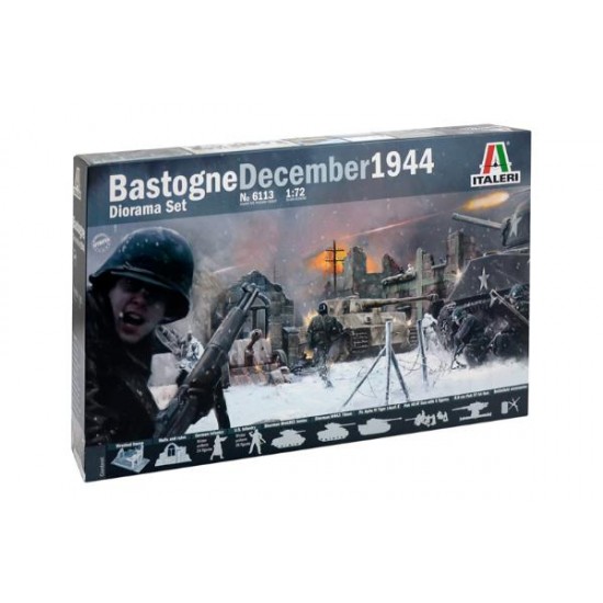 1/72 WWII Bastogne December 1944 - Diorama Set