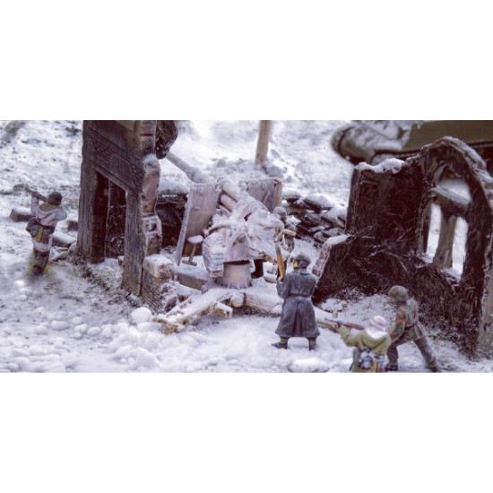1/72 WWII Bastogne December 1944 - Diorama Set 1/72 WWII Bastogne December 1944 - Diorama Set