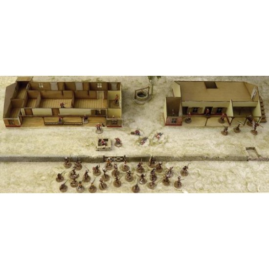 1/72 Battle of Rorkes Drift in Anglo-Zulu War - Diorama Set