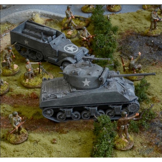 1/72 Operation Cobra 1944 Battle Diorama Set (64 Figures+4 Armour+2 French Houses) 1/72 Operation Cobra 1944 Battle Diorama Set (64 Figures+4 Armour+2 French Houses)