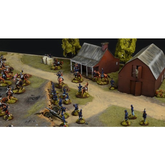 1/72 American Civil War - Farmhouse Battle Set 1864 1/72 American Civil War - Farmhouse Battle Set 1864