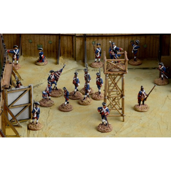 1/72 French and Indian War The Last Outpost 1754-1763 Battle Diorama Set 1/72 French and Indian War The Last Outpost 1754-1763 Battle Diorama Set