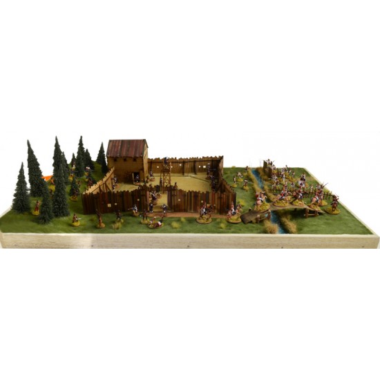 1/72 French and Indian War The Last Outpost 1754-1763 Battle Diorama Set 1/72 French and Indian War The Last Outpost 1754-1763 Battle Diorama Set