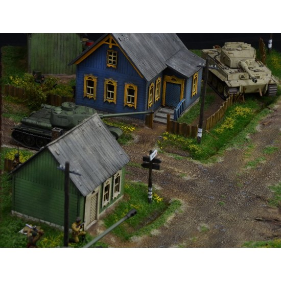 1/72 Battle At Malinava 1944 Diorama set 1/72 Battle At Malinava 1944 Diorama set